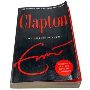Clapton the autobography paperback book 2007 E.C. music limited published READ